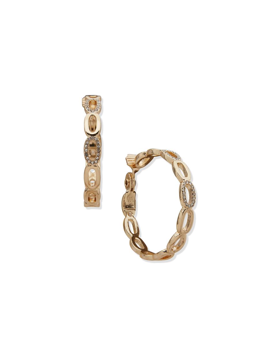 Earring Anne Klein Link Hoop 43mm Hoop Clip   | VKY-6976986